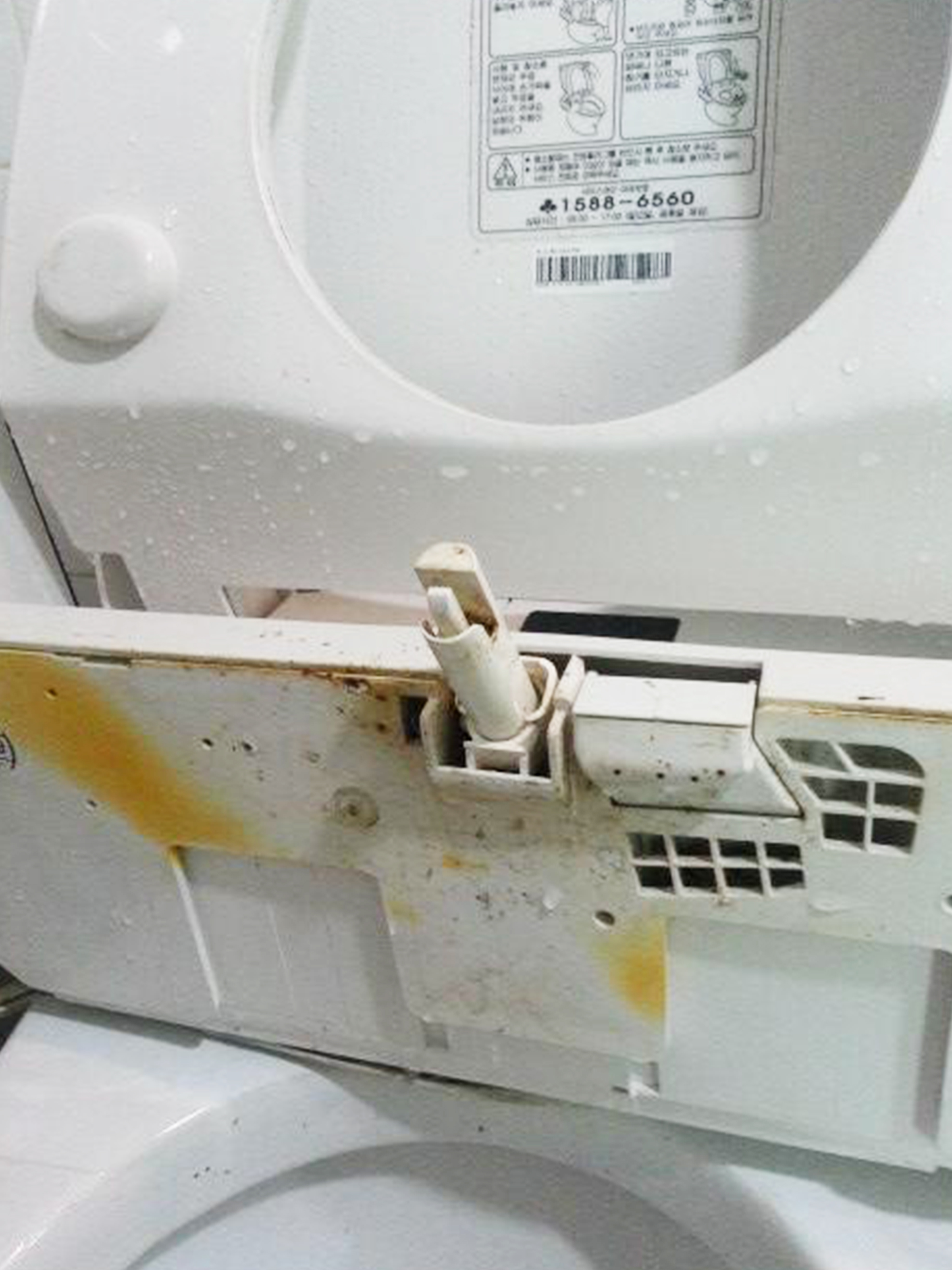 비데청소 비포 3